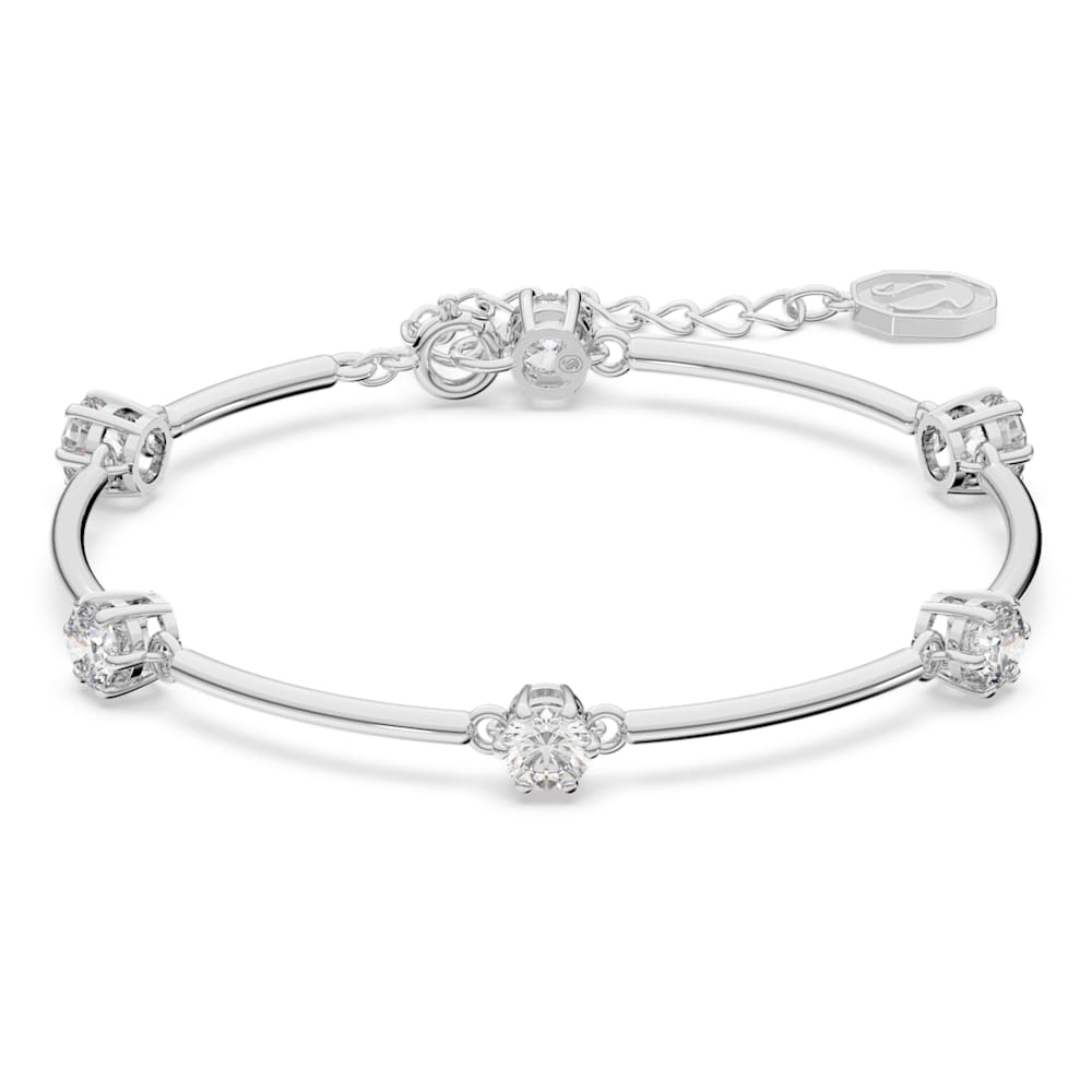 美品 SWAROVSKI スワロフスキー Constella フープピアス イヤーカフ 箱付き ローズゴールド系 ◆
