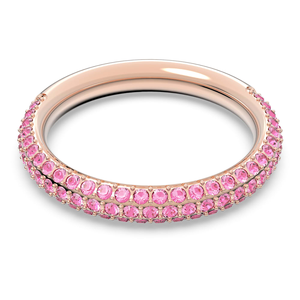 18k Solid Rose Gold Natural Diamond Stacking Ring – ASSAY