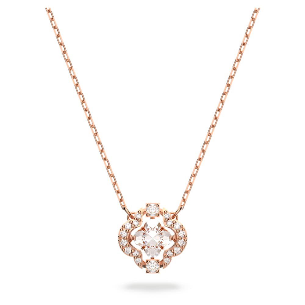 Buy Swarovski Sparkling Dance Pink Heart Necklace for Women Online @ Tata  CLiQ Luxury