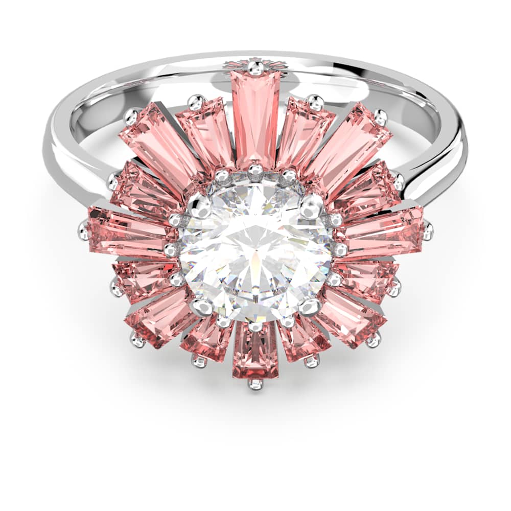 Bague Sunshine Tailles vari es Soleil Rose M tal rhodi