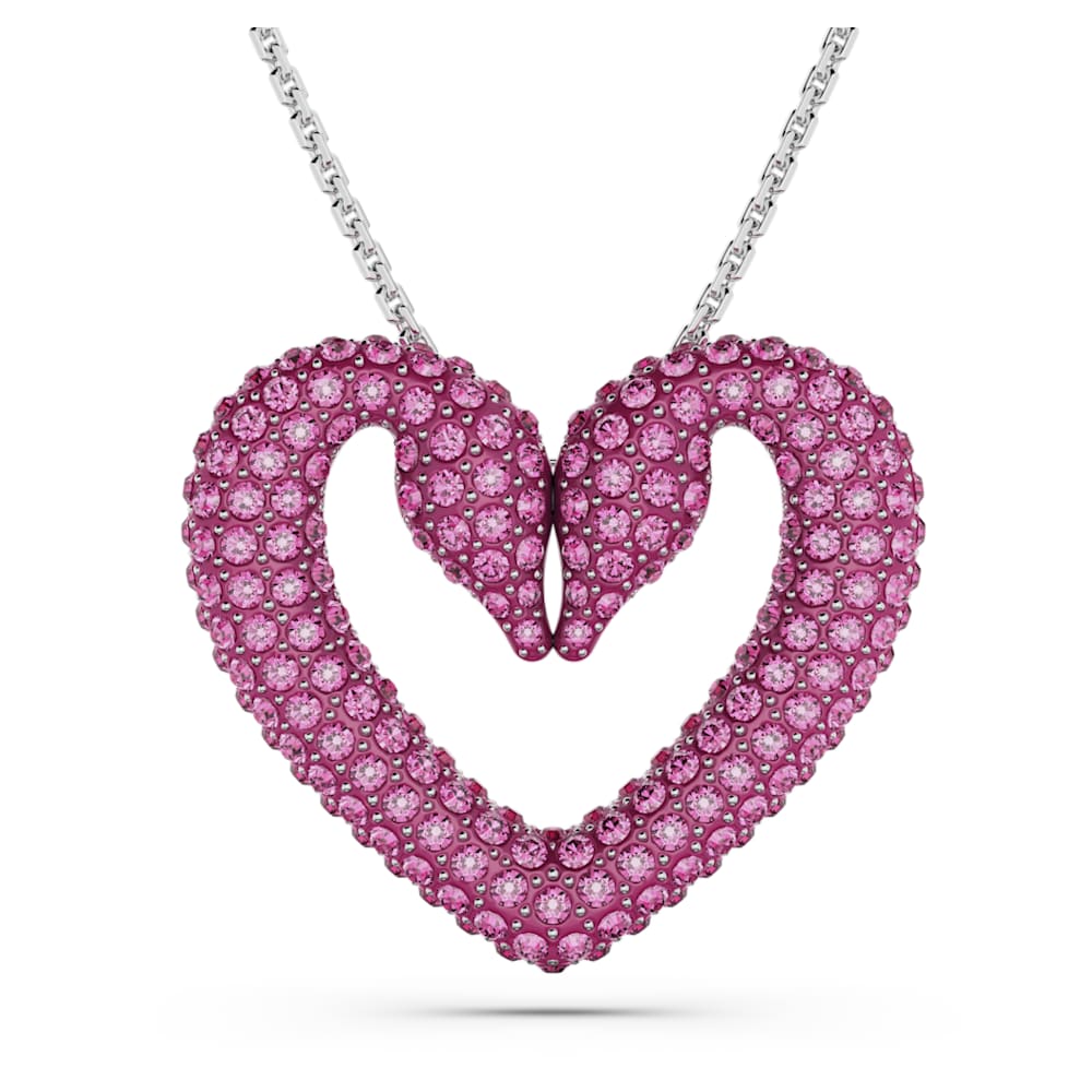 Purple heart necklace swarovski shop