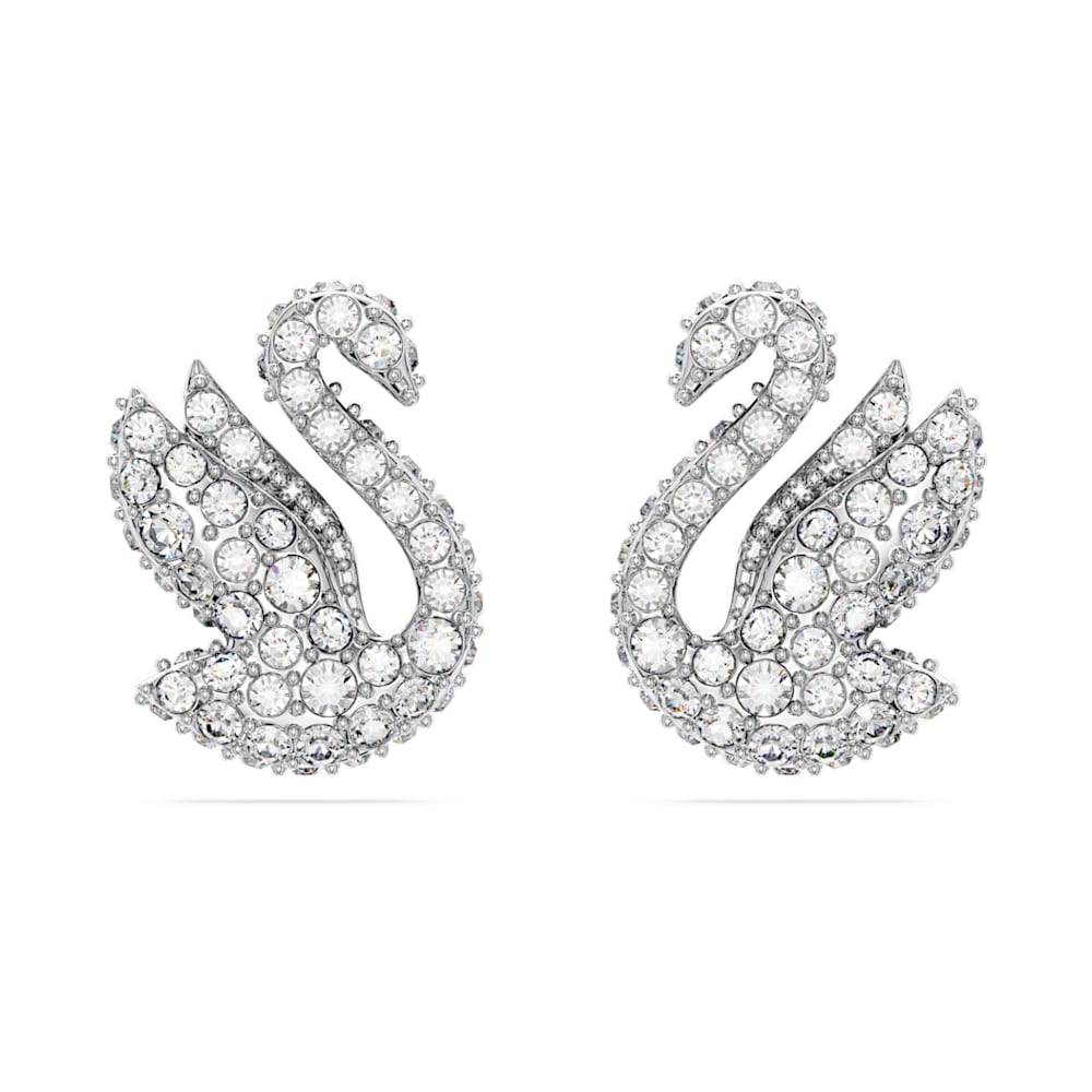 Buy Swarovski Iconic Swan Earrings 5416591 For Swarovski Sterling Silver  Earrings