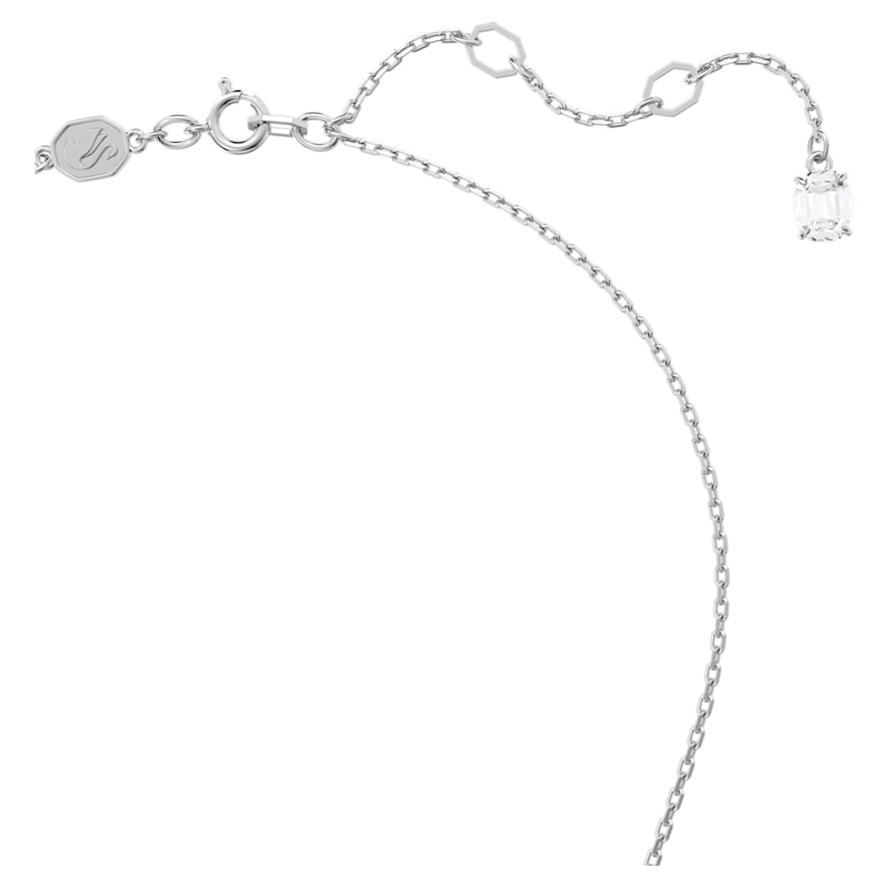 Rizilia FIORIRE Pendente Con Catena 18'' A Taglio Pera CZ: Eleganza Moderna In 5 Colori, Placcato Oro Bianco! - 5