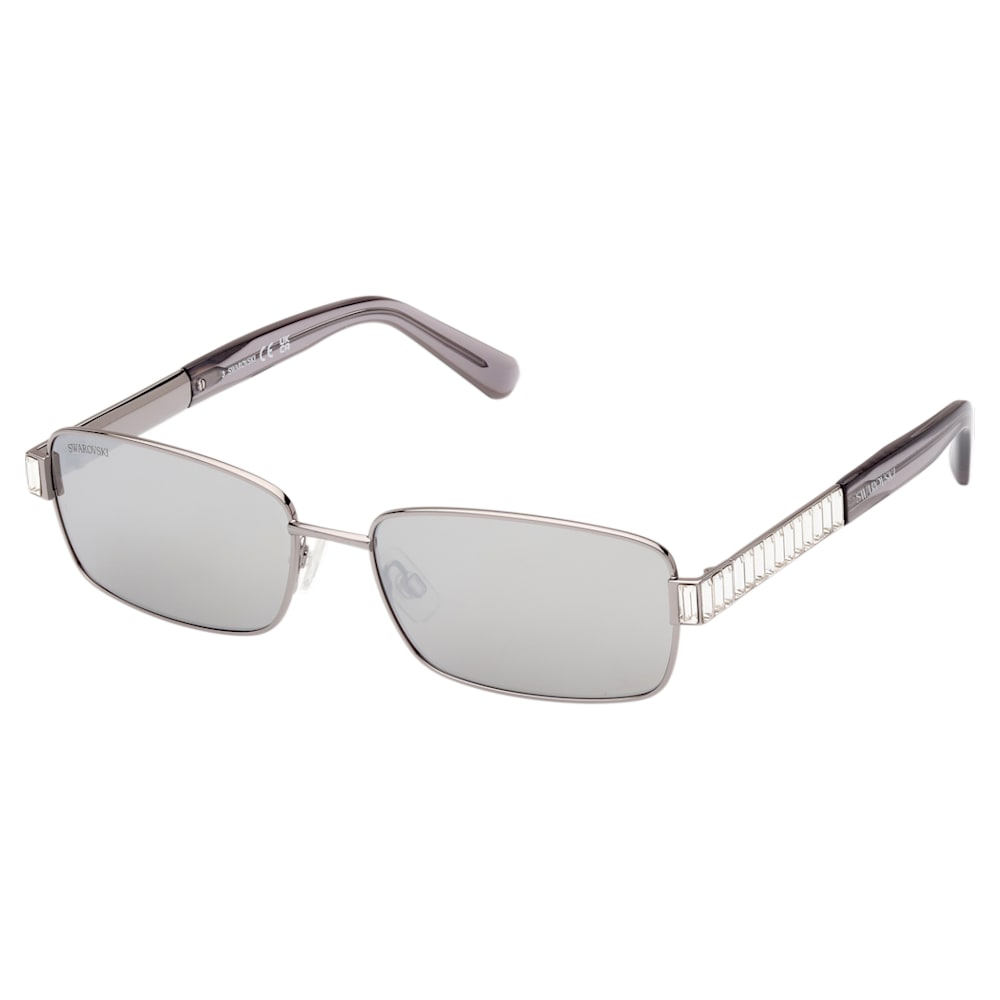 Fascinatione sunglasses, Pilot shape, SK0118 17B, Black | Swarovski