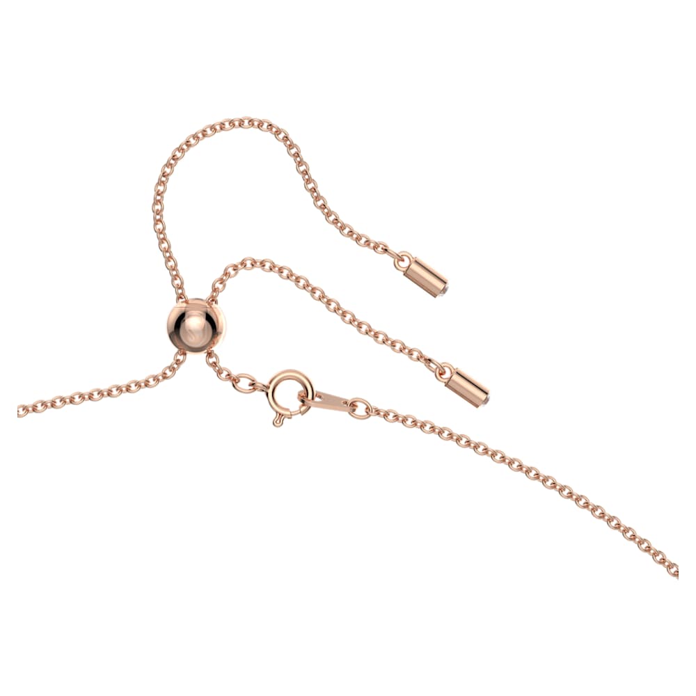 Red rose gold necklace clearance