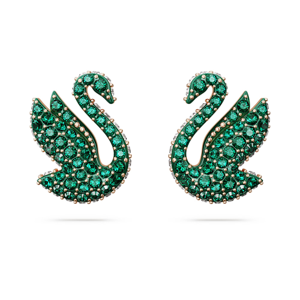 Gold, Black Jade, Pink Sapphire And Diamond Swan Earrings Available For  Immediate Sale At Sotheby's