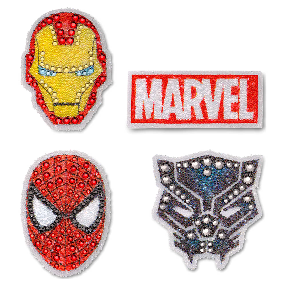 Marvel removable stickers, Set (4), Multicolored Swarovski