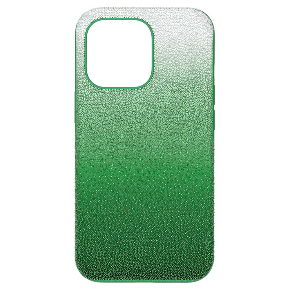 High スマートフォンケース, iPhone® 13 Pro, グリーン | Swarovski
