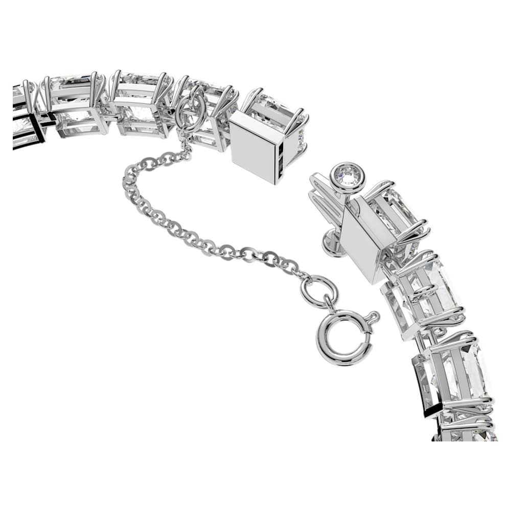 Millenia Set Mixed Cuts White Rhodium Plated Swarovski