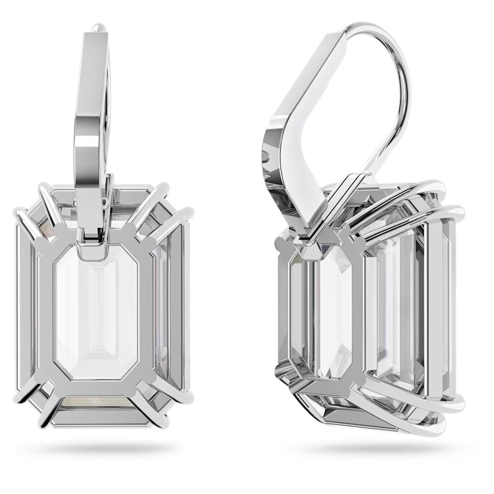 Set Millenia Taglio Misto Bianco Placcato Rodio Swarovski