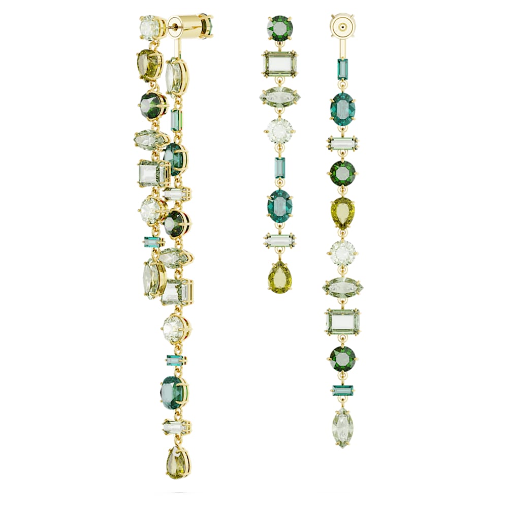 14K Gold Diamond Cut Bar Linear Drop Earring ER4030 | Thomas A. Davis  Jewelers | Holland, MI