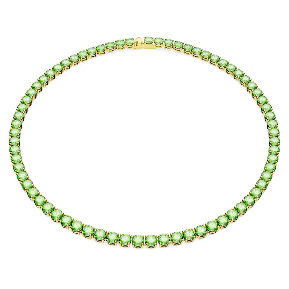 Tennis Necklace On Paper Clip Chain – Rellery