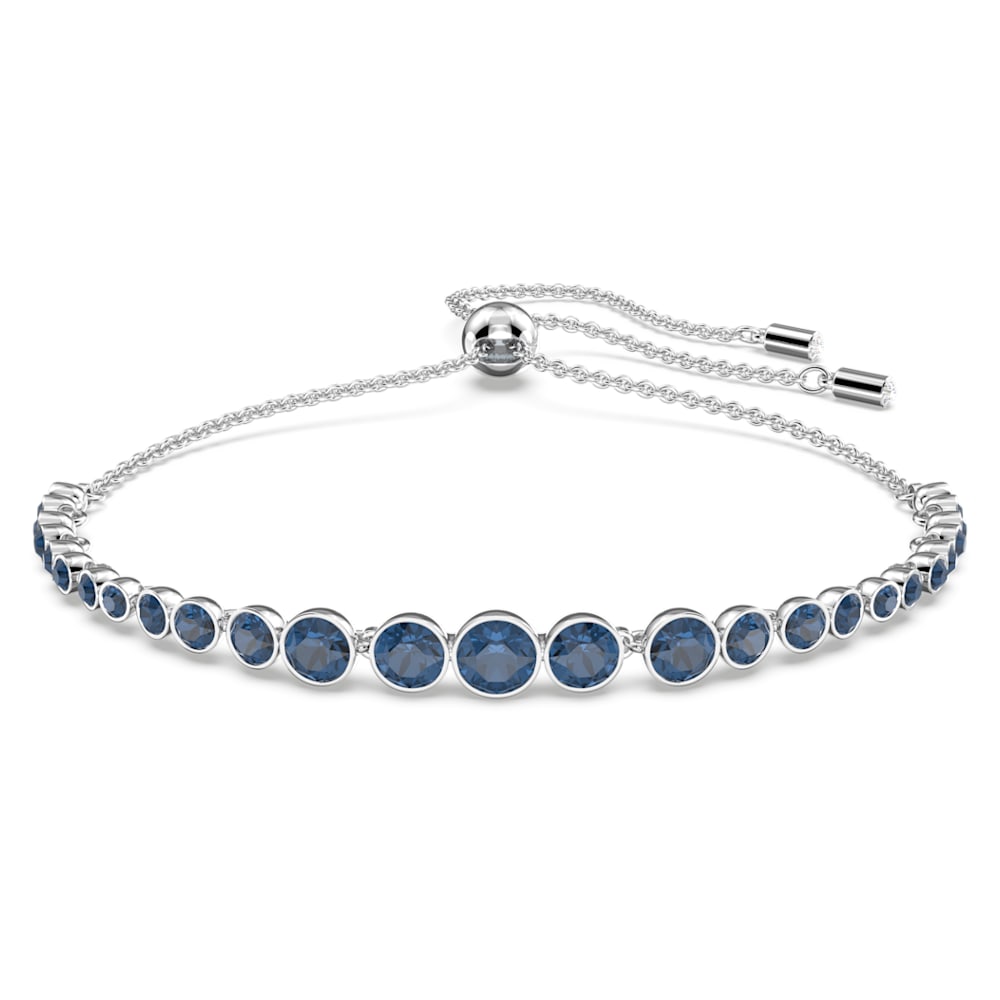 Crystaldust Swarovski bracelet double Gao blue M