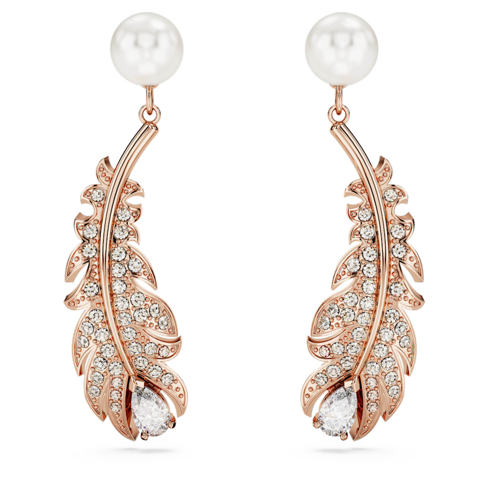 Buy Duo Leafy Gold Drop Earrings Online | CaratLane