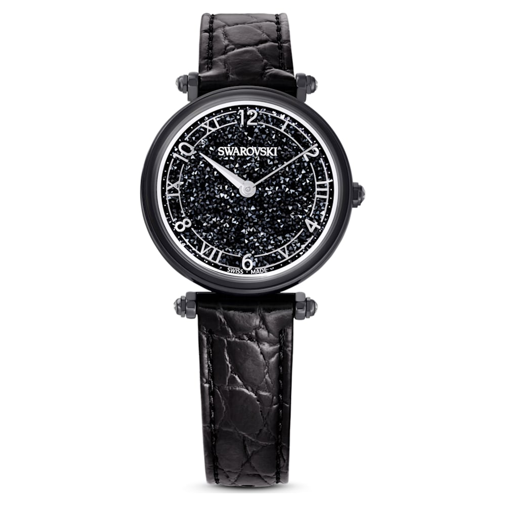 Reloj swarovski negro clearance