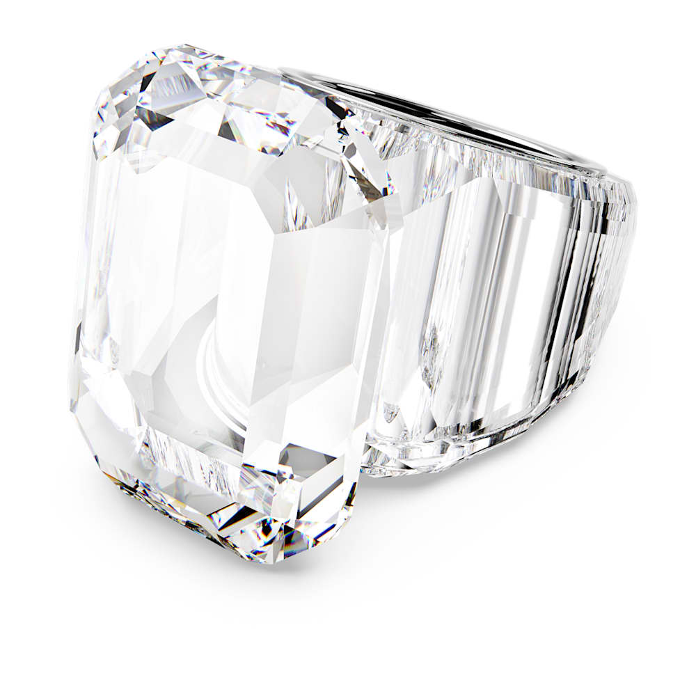 SWAROVSKI オクタゴンクリスタルリング Lucent リング, オクタゴンカット, ピンク | Swarovski