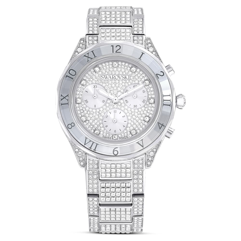 Dextera Lux Uhr Schweizer Produktion Metallarmband Silberfarben Edelstahl