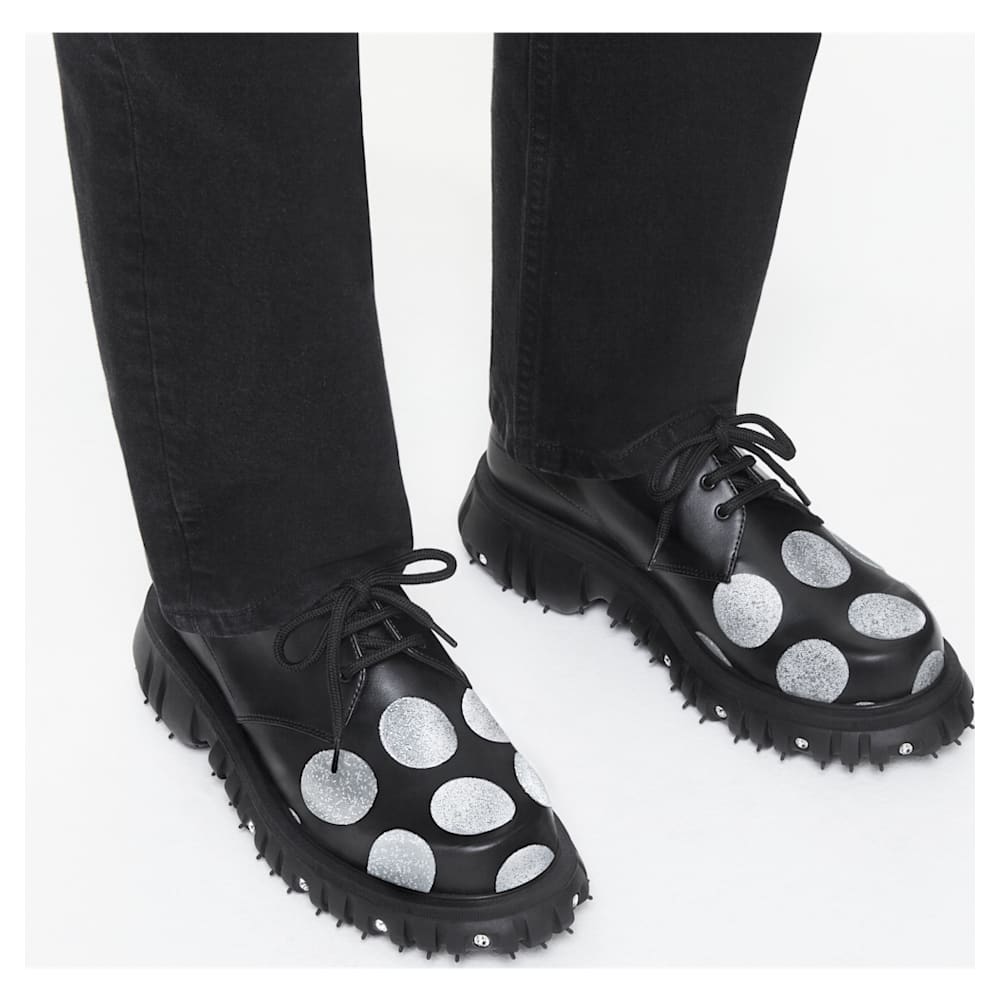 Phileo 005 Crystal Derby shoe, Black | Swarovski