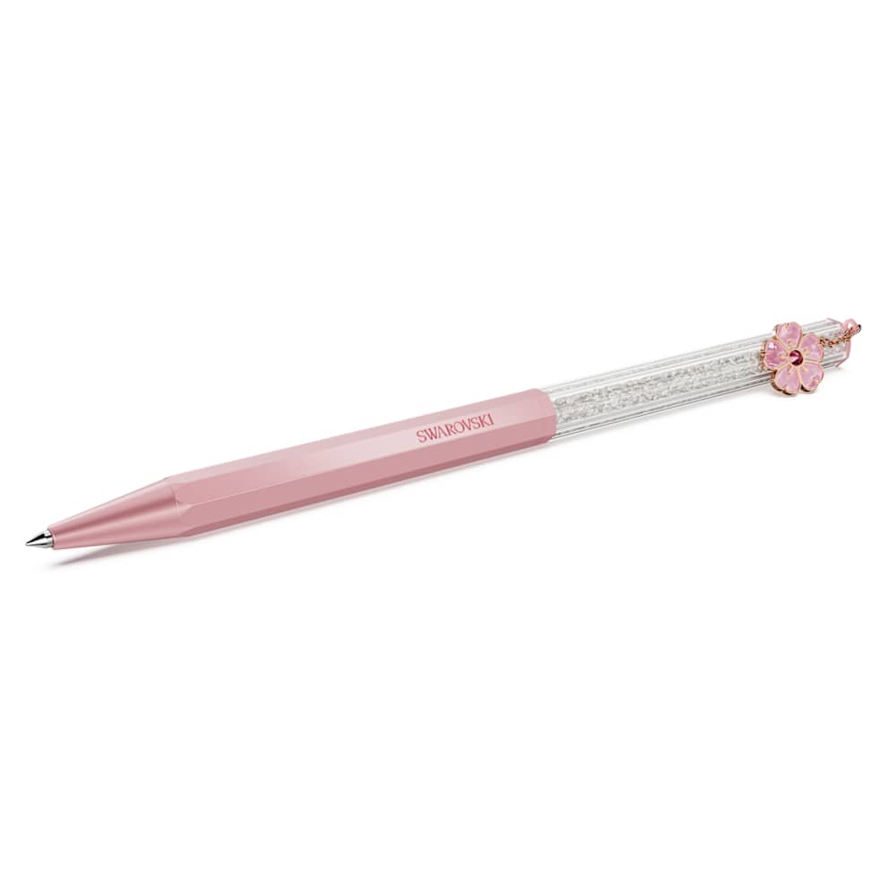 Crystalline ballpoint pen, Octagon shape, Cherry blossom, Pink 
