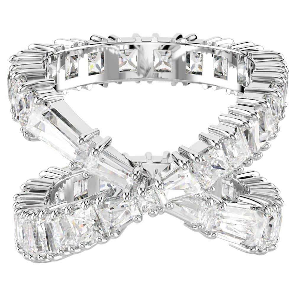 美品✨SWAROVSKI Hyperbola インフィニティリング Hyperbola リング, インフィニティ, ホワイト, シルバー系仕上げ