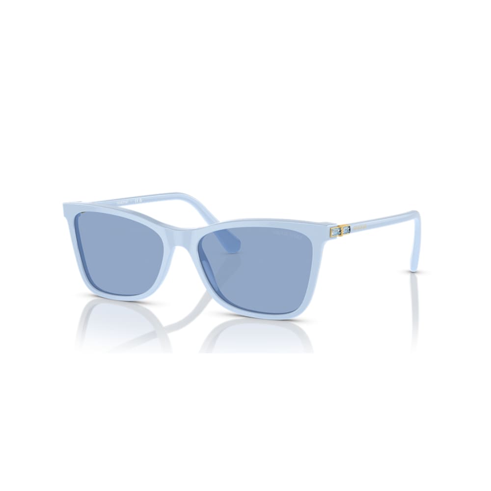 Sunglasses, Rectangular shape, SK7001, Black | Swarovski