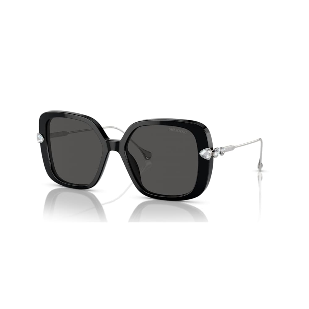 Gafas de sol De gran tamano Forma cuadrada SK6011 Negras Swarovski