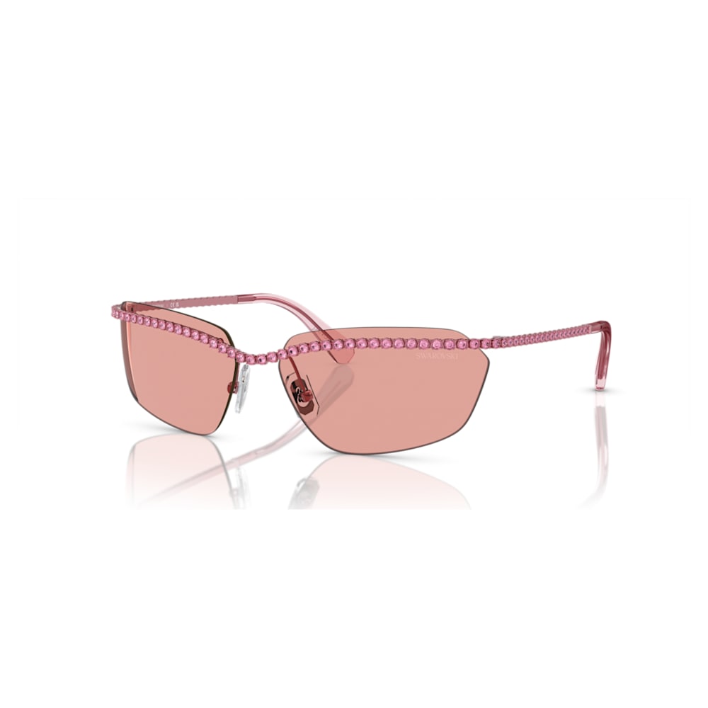 sunglasses rectangular shape sk7001 pink swarovski 5679902