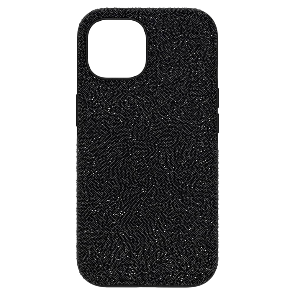 High smartphone case, iPhone® 15, Black | Swarovski