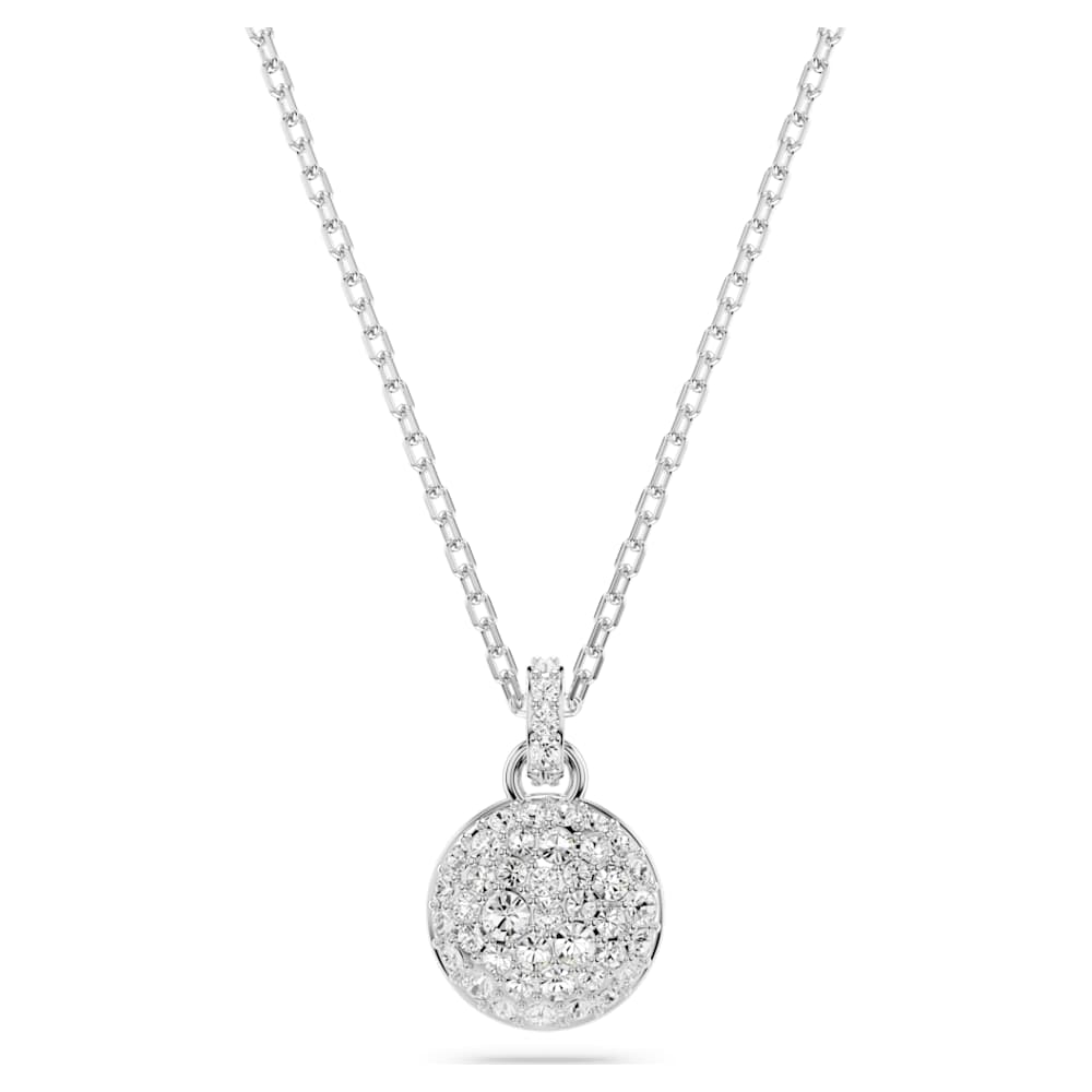 Meteora ペンダント, ホワイト, ロジウム・プレーティング | Swarovski