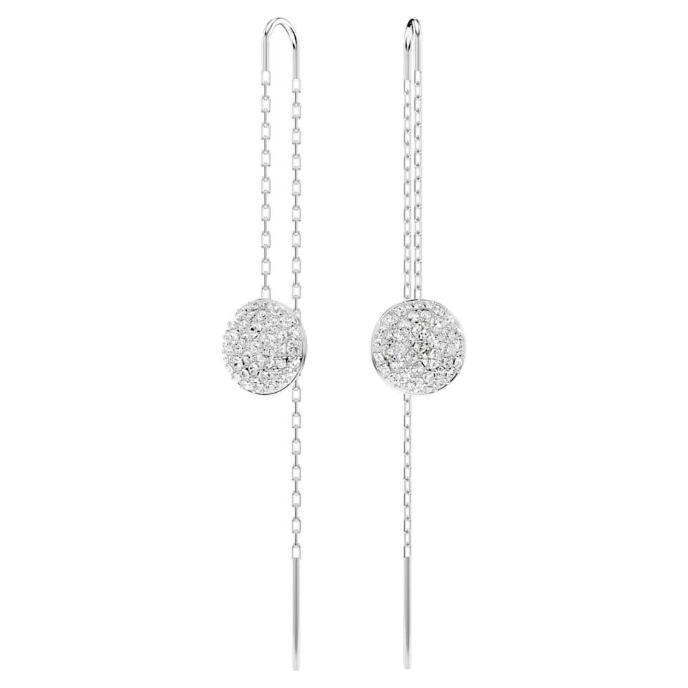 Silver Metal Ball Drop Earrings By Estonished | B133-SNAVON-44 | Cilory.com