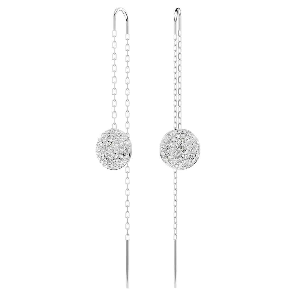 Swarovski long store drop earrings