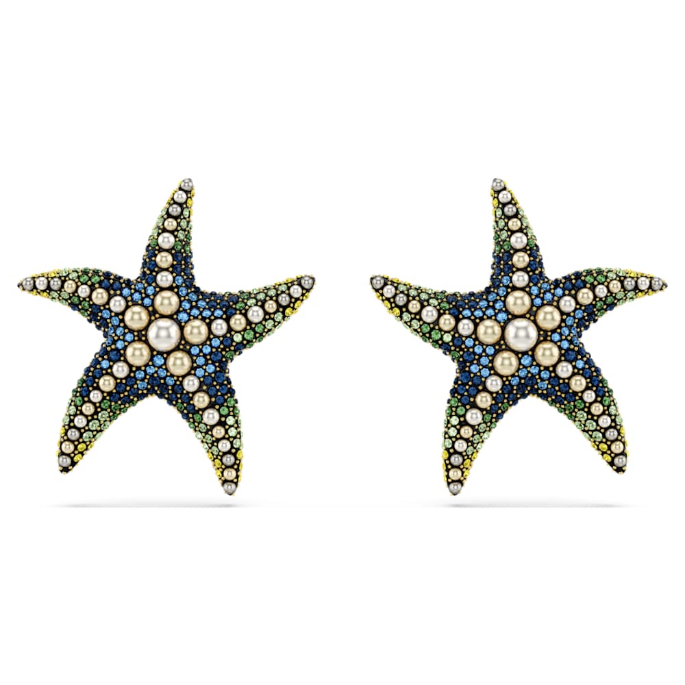 送料無料 いつまで Idyllia Large Starfish, pearl, Crystal earrings, stud アクセサリー
