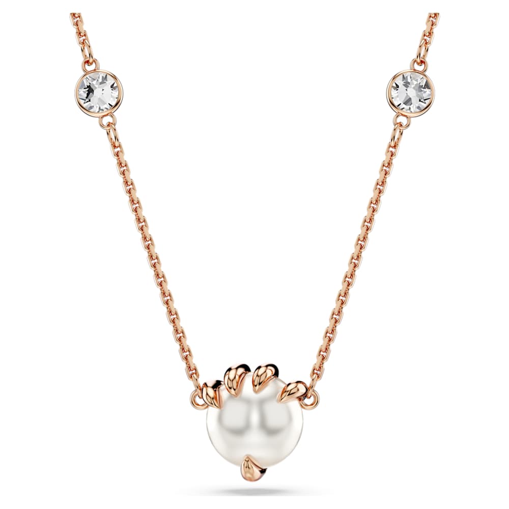 Swarovski crystal store pearl necklace