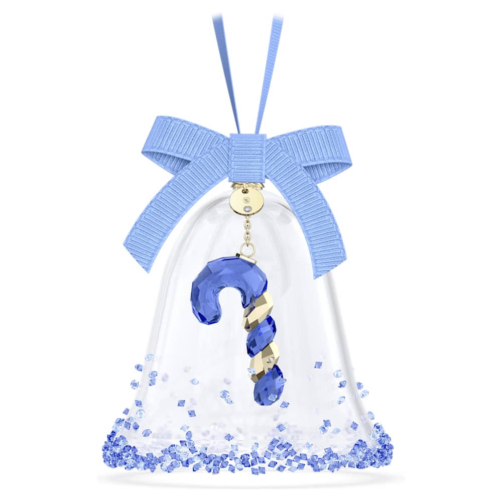 Holiday Cheers dulcis Bell Ornament, Blue | Swarovski