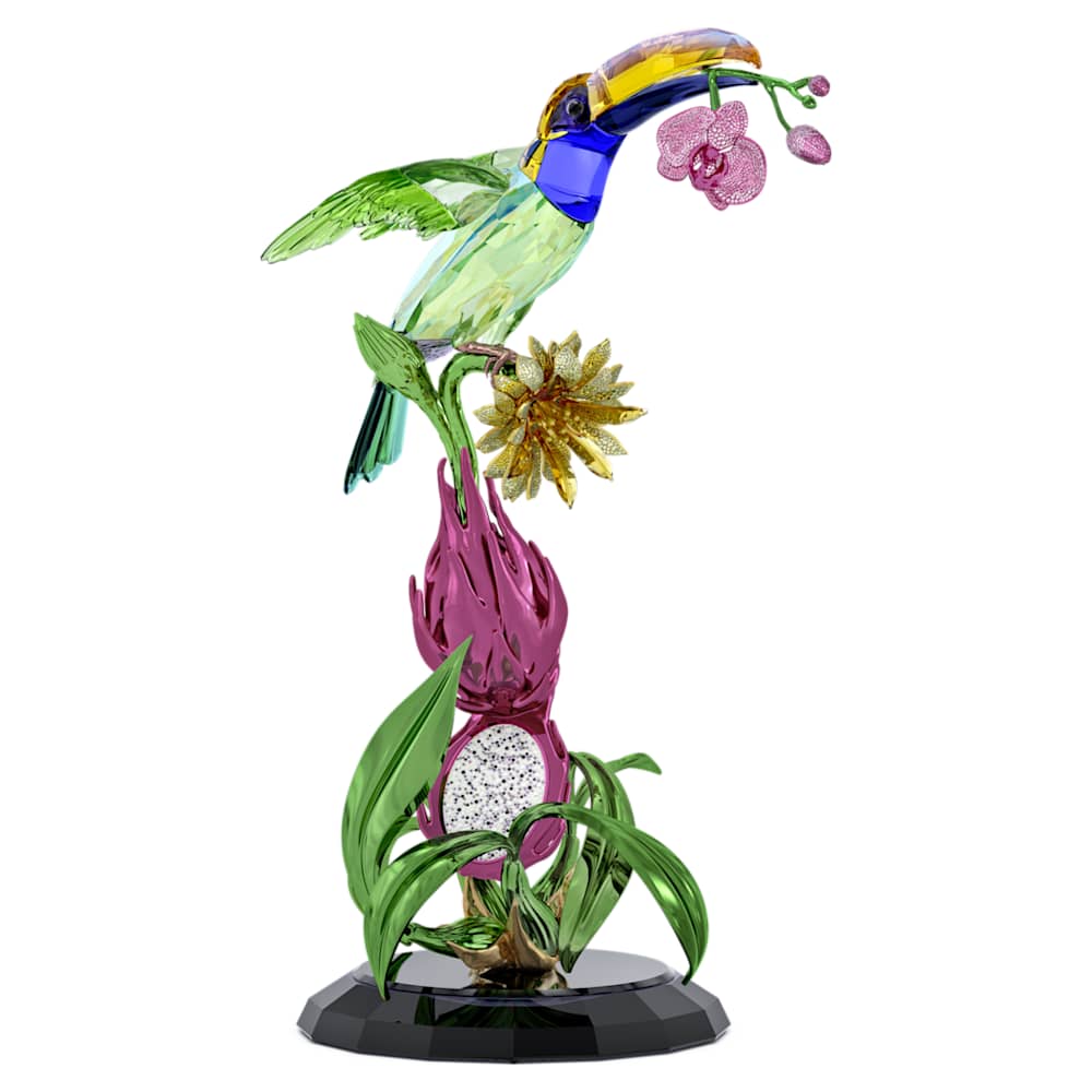 シ*ナ様 アイリッシュドレスデン 【ビエナワルツ・ウィンナワルツ】 Idyllia Toucan and Dragon Fruit Totem Limited Edition | Swarovski