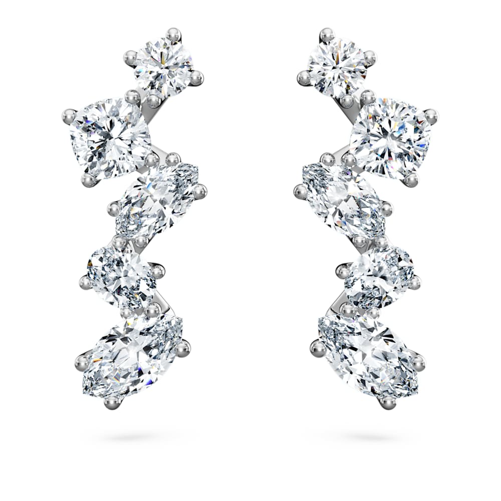 Galaxy ear cuffs, Lab-grown diamonds ct tw, Mixed shapes, 18K
