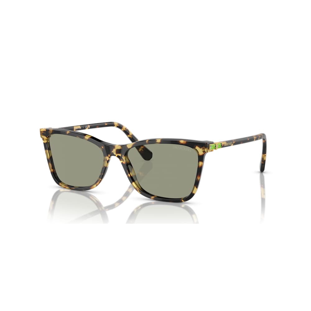 Sunglasses, Square shape, SK6004, Brown | Swarovski