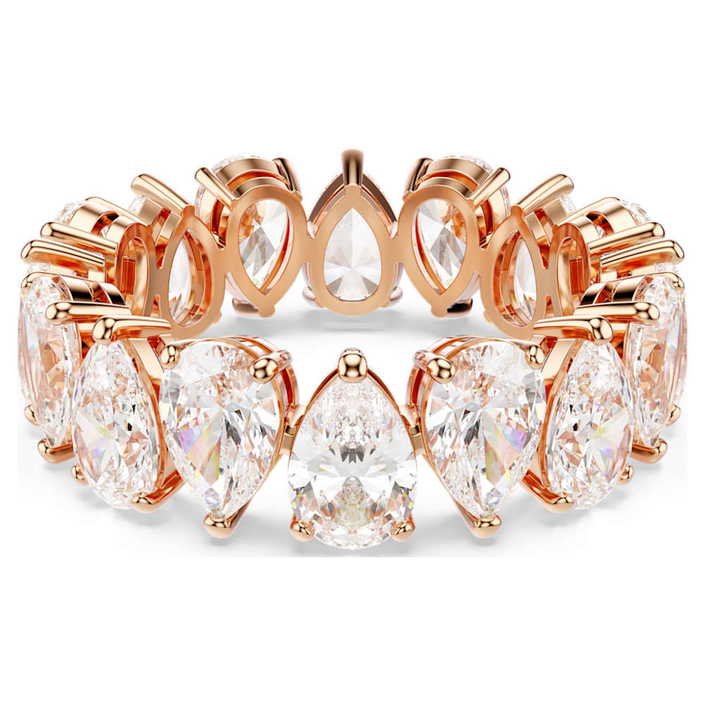 大人気新品セール ブ Matrix Vittore ring, Pear cut, White, Rose gold-tone finish アクセサリー