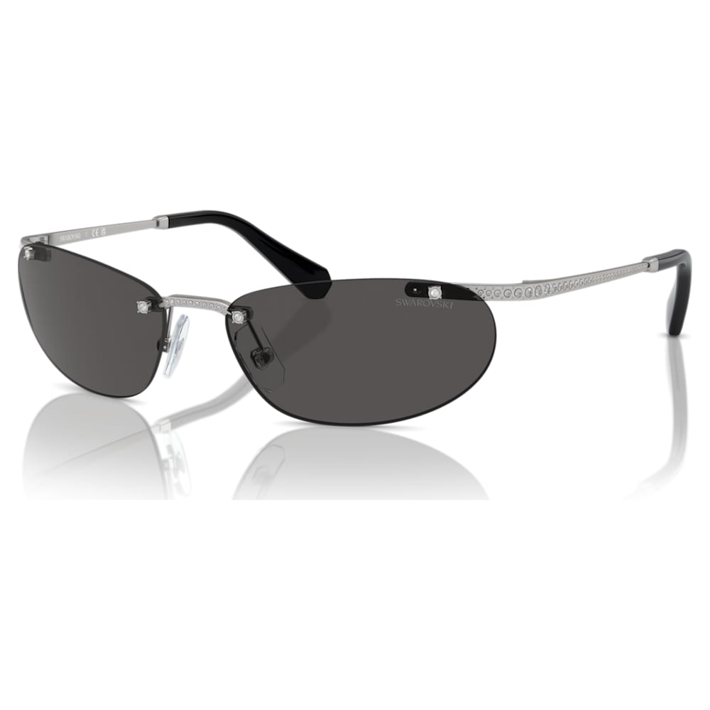 sunglasses oval shape black swarovski 5691652