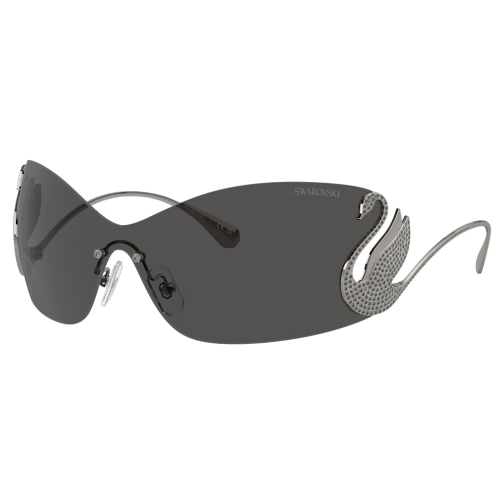 Occhiali da sole Mascherina Cigno SK7020 Grigi Swarovski