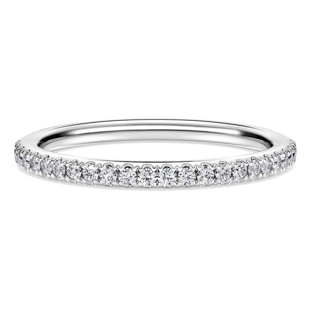 Eternity band ring, Sterling silver