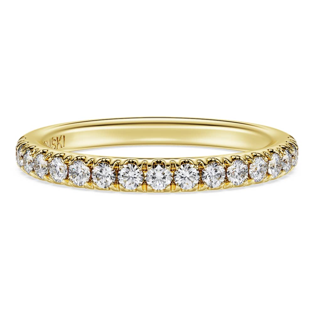 Anneau Eternity Diamants crees en laboratoire 0 4 ct tw Taille ronde Or jaune 18 carats