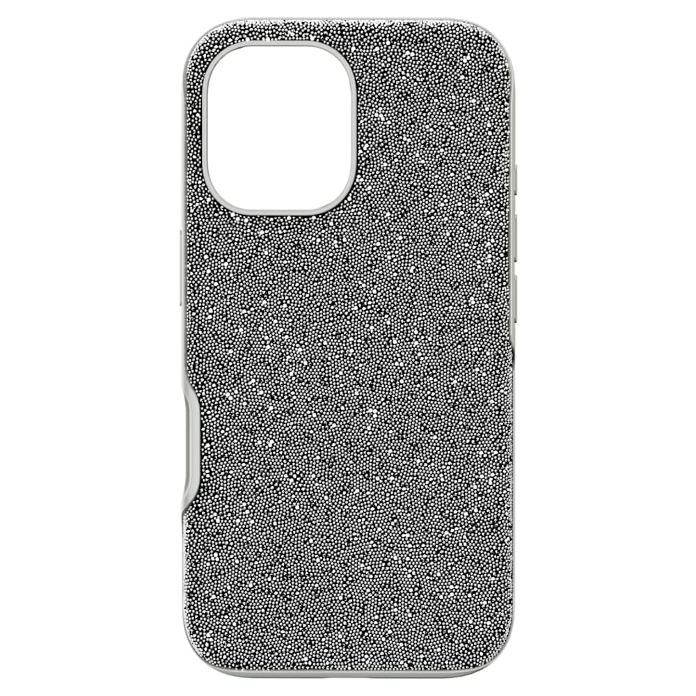 High smartphone case, iPhone® 13, Black | Swarovski