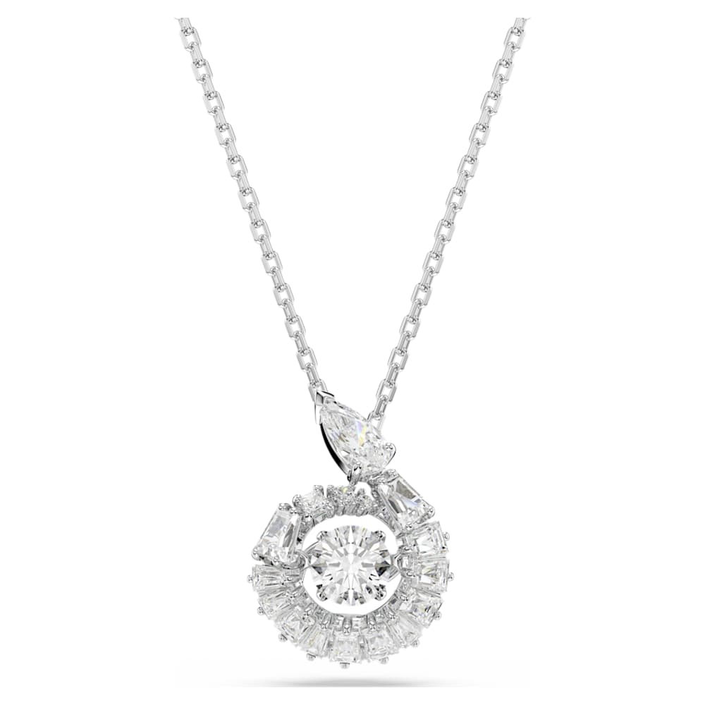 Swarovski Snake pendant Mixed cuts Year of the Snake White Rhodium plated