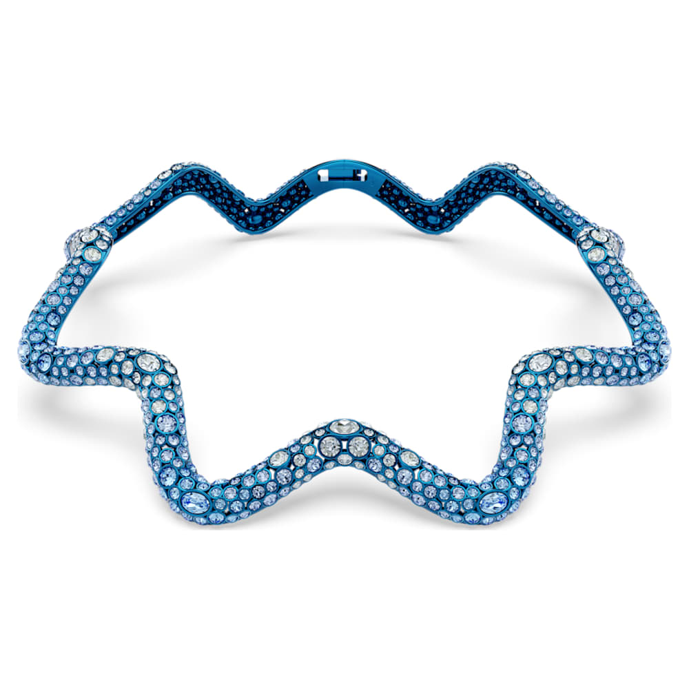 SWAROVSKI Sublima チョーカー/正規品 5699521 Sublima choker, Mixed cuts, Blue, Blue finish | Swarovski