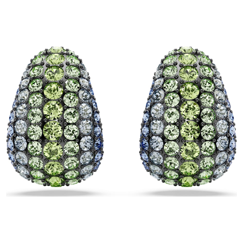 Sublima drop earrings, Round cut, Small, Multicolored