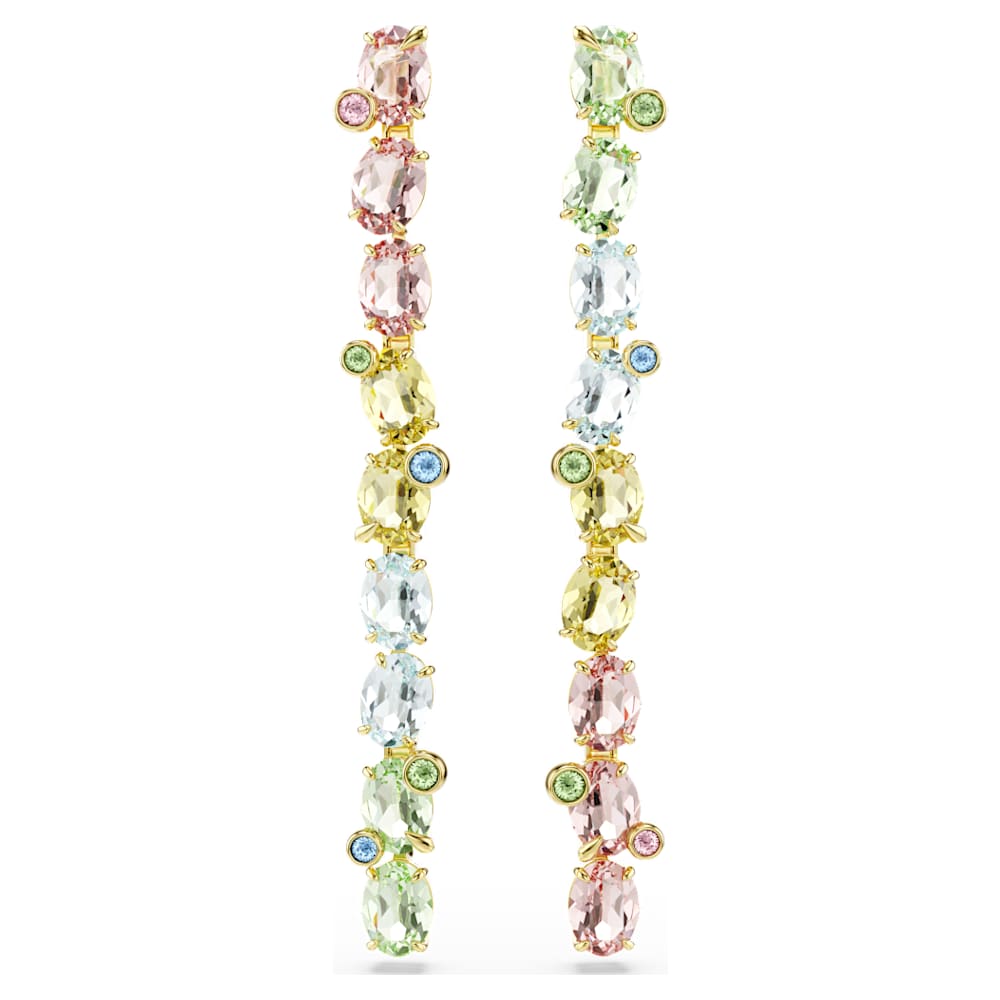 Gema ドロップピアス, アシンメトリーデザイン, ミックスカット