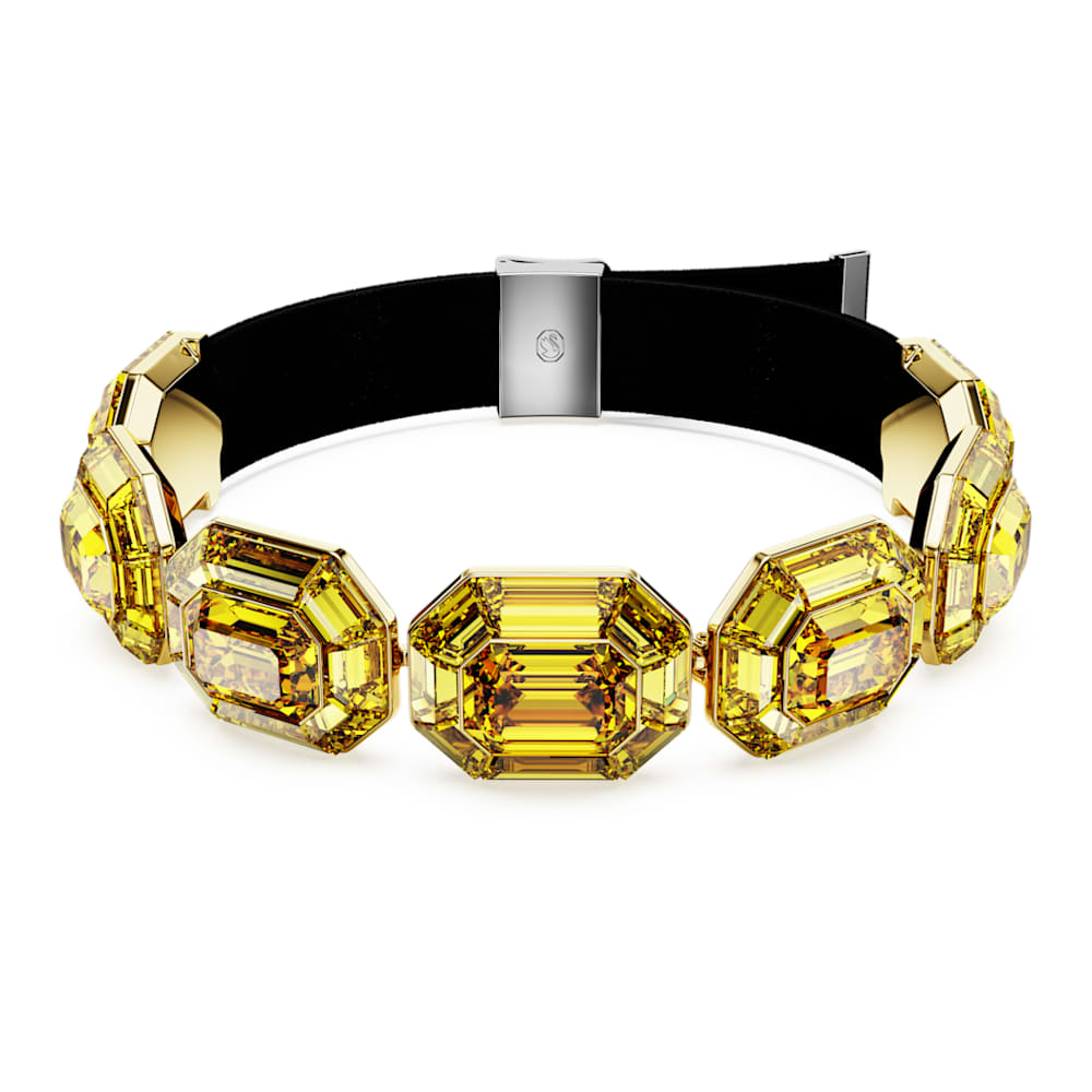 【激安アウトレット!】 Choker, Lucent Octagon plated Gold-tone Yellow, shape, アクセサリー