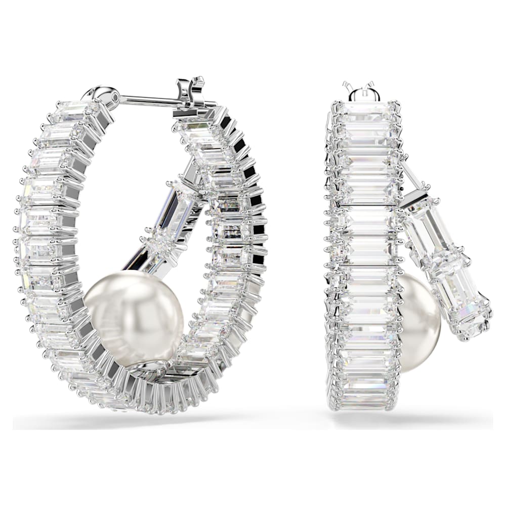 Ariana Grande x Swarovski フープピアス, クリスタル・パール 