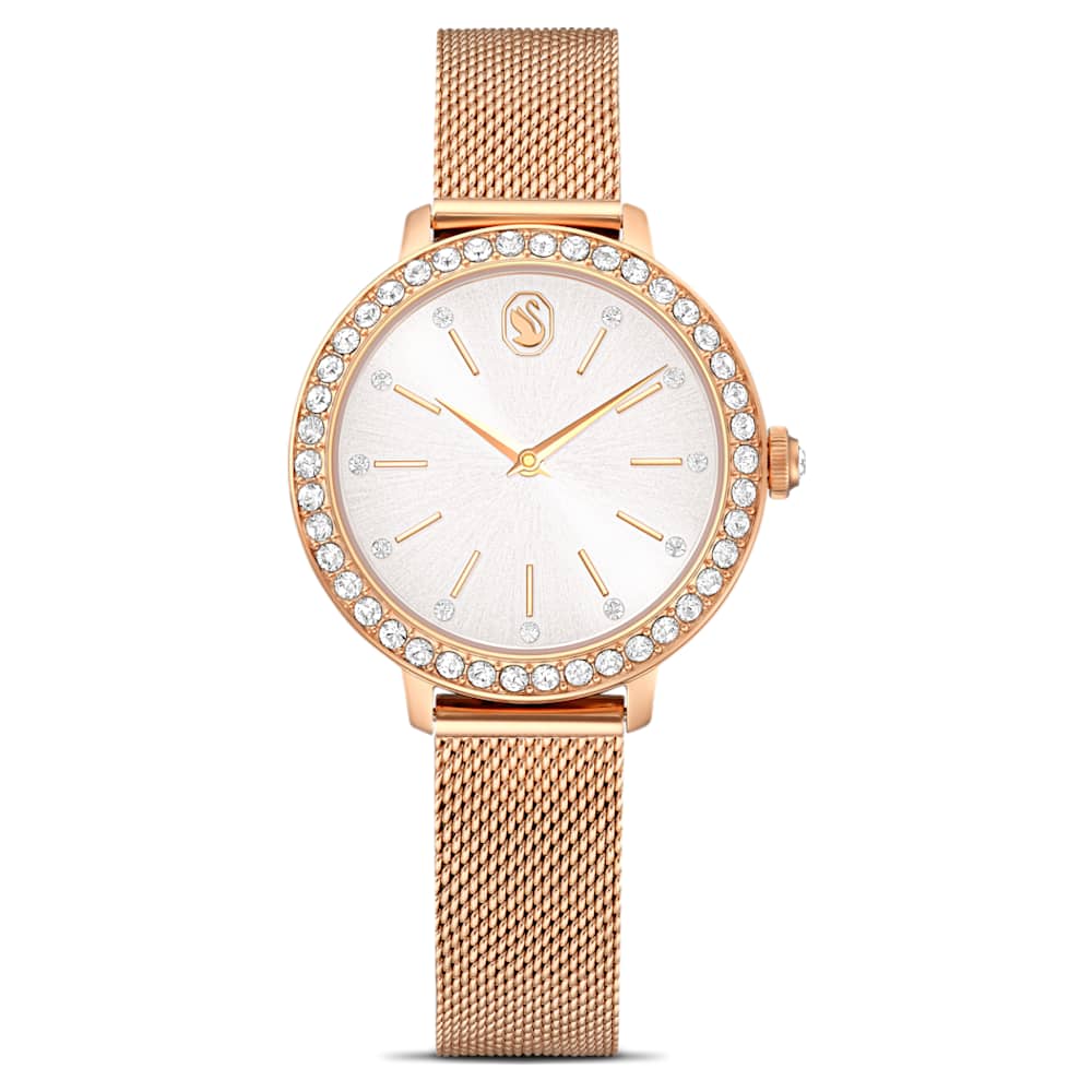 Certa watch, Metal bracelet, Rose gold tone, Rose gold-tone finish